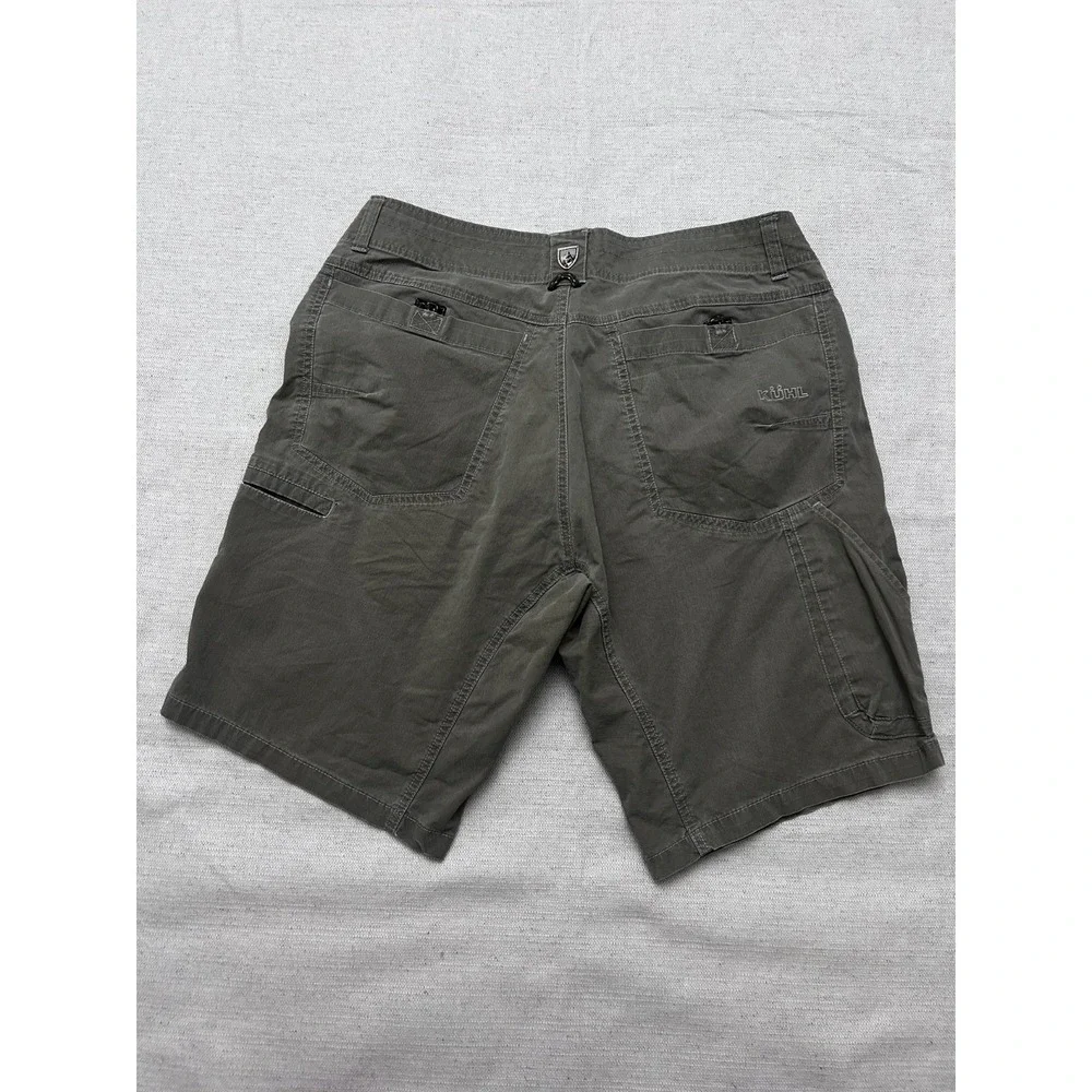 Kuhl Vintage Patina Dye Hiking Shorts Men's 34 Brown Outdoor Trail Casual